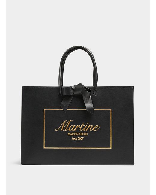 Martine Rose Black Shopper Bag for men