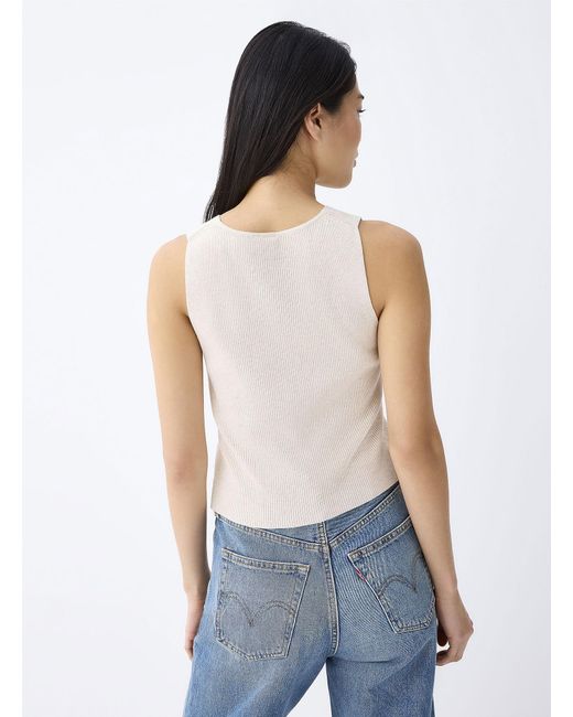 Twik Blue Buttoned Rib