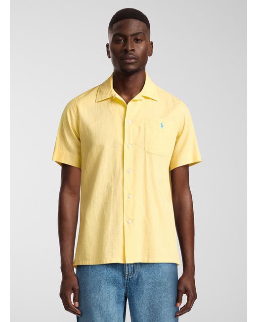 Polo Ralph Lauren Yellow Colourful Linen for men