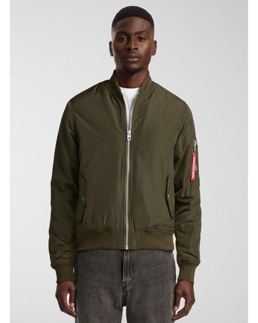 Point Zero Aviator Bomber Jacket in Green for Men Lyst