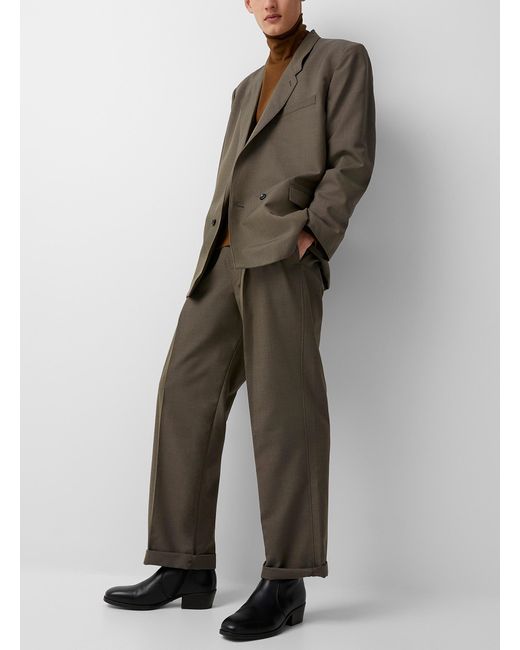 lemaire pleated pants