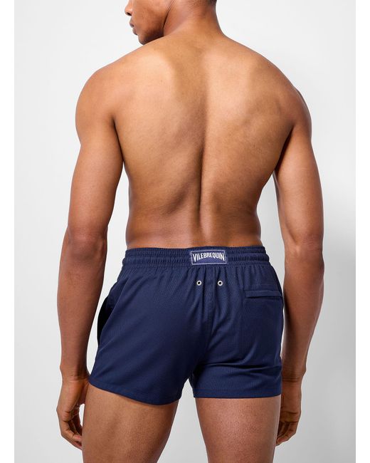 Vilebrequin Blue Seabed Swim Trunk for men