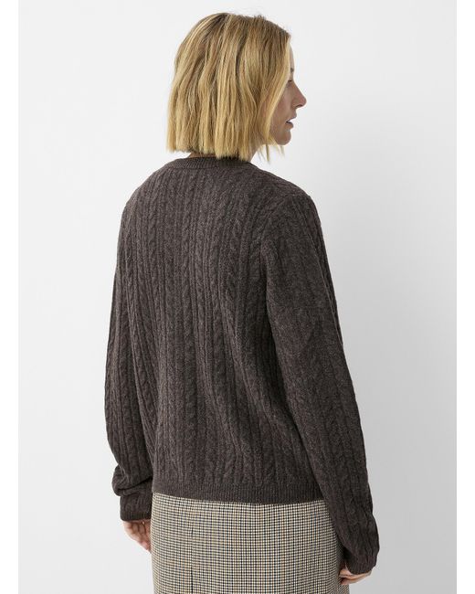Contemporaine Black Touch Of Wool Cable