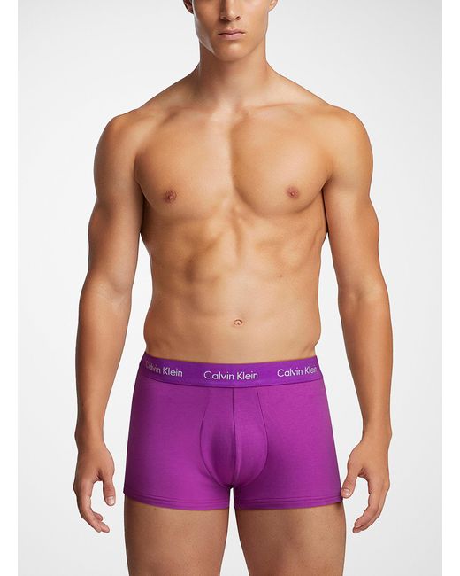 Calvin Klein Purple Pop Colour Trunk for men