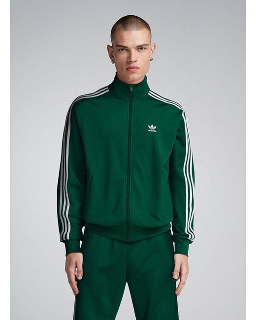Adidas Green Firebird Track Jacket for men