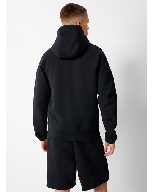 Nike Black Tech Fleece Zipped Hoodie for men