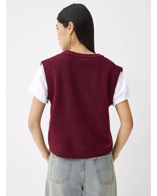 Twik Red Soft Knit V