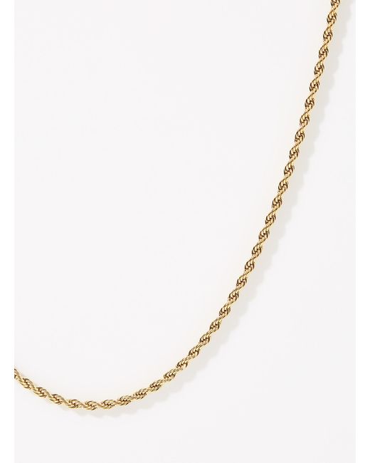 Simon's White Twisted Wrap Chain