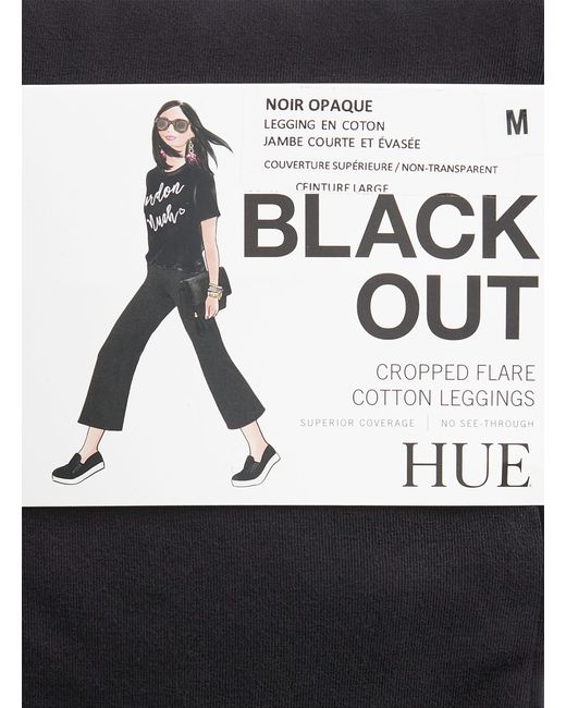 Hue Cotton Flared Cropped legging in 
