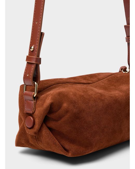 Simon's Brown Small Rectangular Crossbody Bag