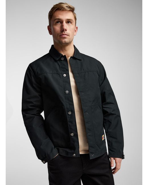 Fjallraven Black Vardag Workwear Jacket for men