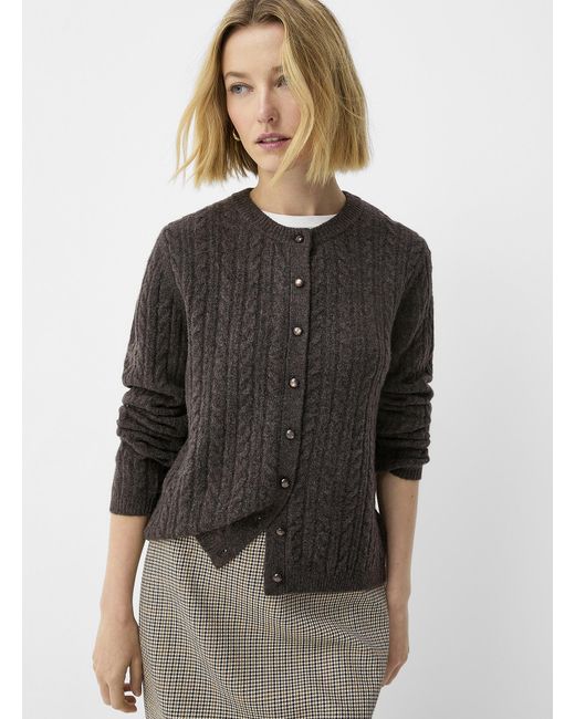 Contemporaine Black Touch Of Wool Cable
