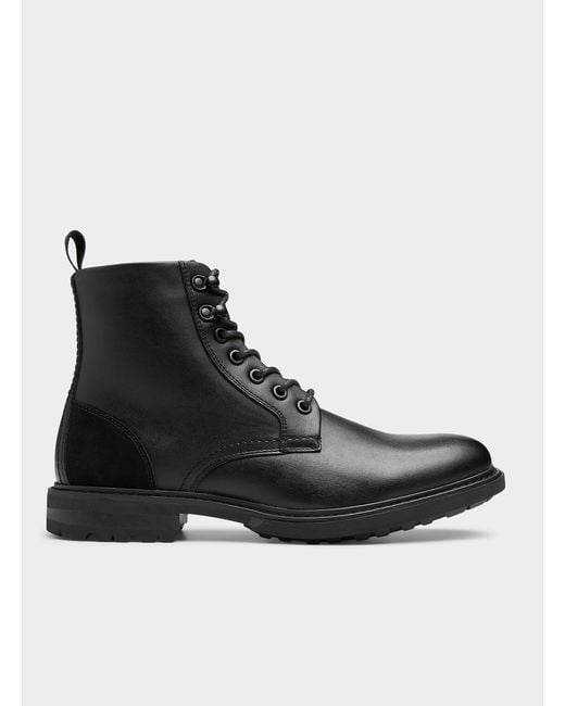 Steve Madden Farley Lined Waterproof Military Boots Men in Black for Men Lyst
