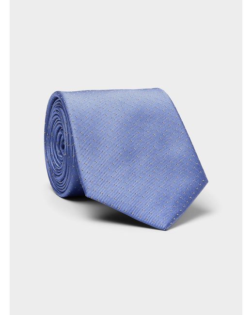 Le 31 Blue Jacquard Dot 100% Silk Tie for men