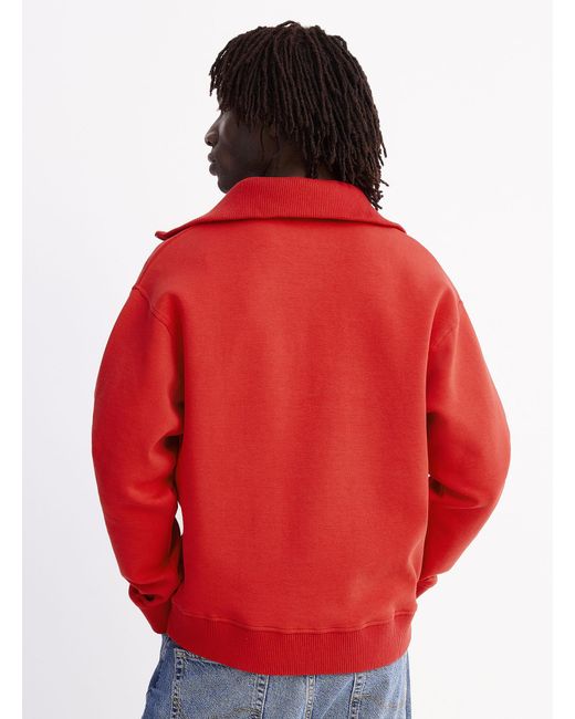 Le 31 Red Zipped Tunnel for men