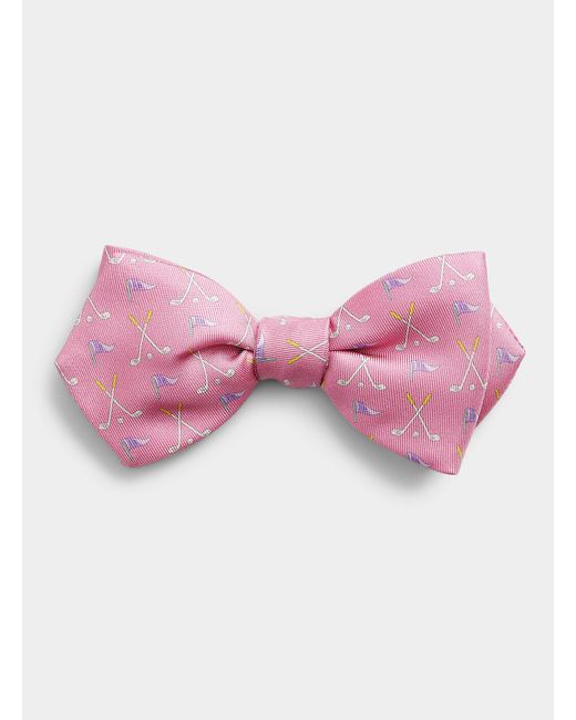 Le 31 Pink Golf Club Pastel Bow Tie for men