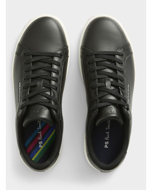 Paul Smith Sneakers Uomo 'Albany' In Pelle Con Suola Verde - Dettagli Zebra E Logo PS - 6
