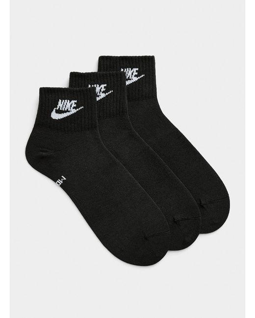 Nike Black Everyday Essential Socks Set Of 3 for men