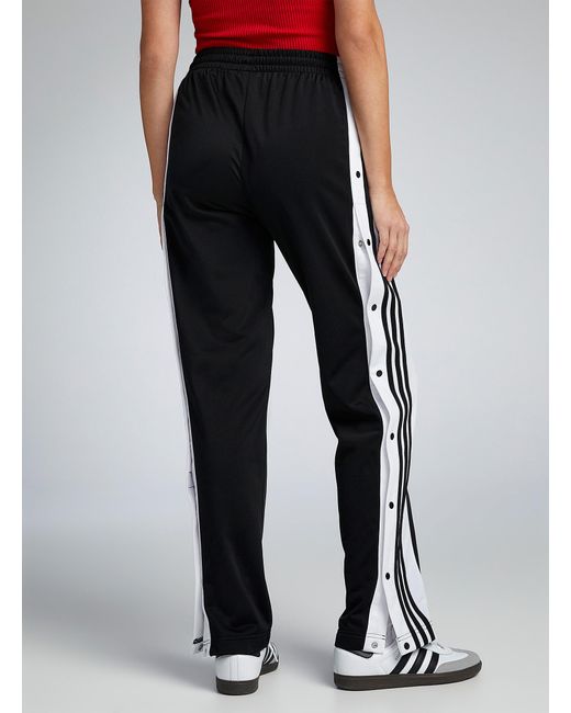 Adidas Originals White Snap Buttons Track Pant