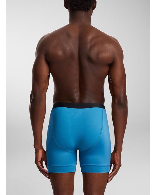Le 31 Blue 5" Microfibre Athletic Boxer Brief Retransformed Polyester for men
