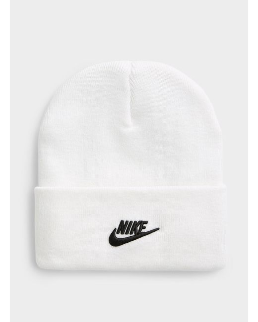 Nike White Peak Futura Cuffed Tuque for men