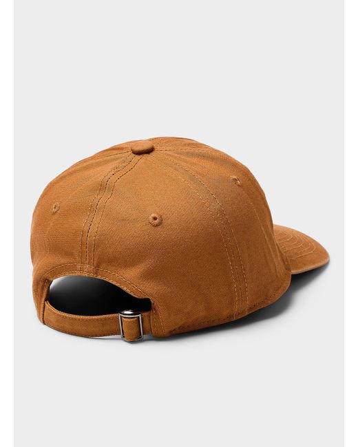 Simon's Brown Solid Baseball Cap