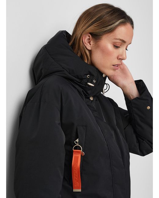 Luhta Hiides Flap Pockets Parka in Black | Lyst