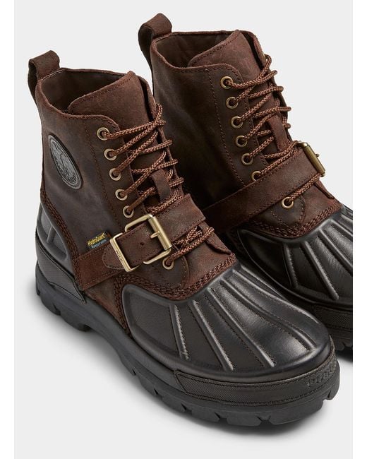 Polo Ralph Lauren Brown Oslo Waterproof Boots Men for men