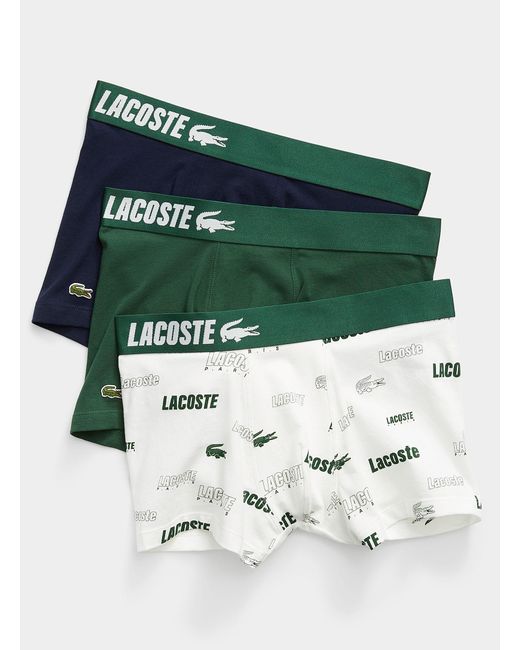 Lacoste Green Solid And Repeat for men