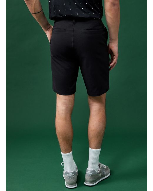 I.FIV5 Gray Solid Golf Short 9" Length for men