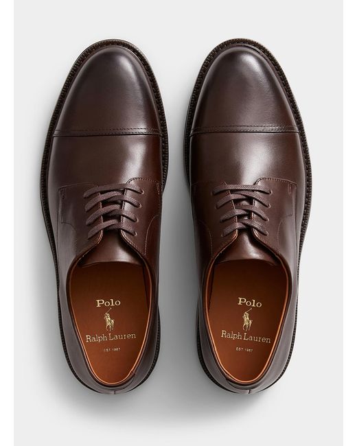 Polo Ralph Lauren Brown Asher Derby Shoes Men for men