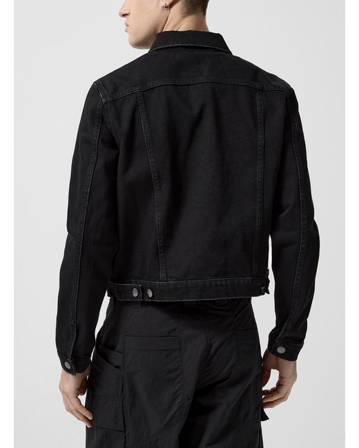 032c Black Down To Earth Jean Jacket Unisex