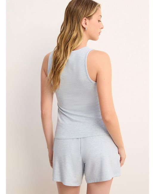 Miiyu White Soft Brushed Underside Cami