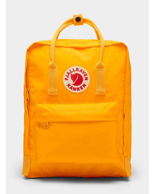 yellow fjallraven backpack