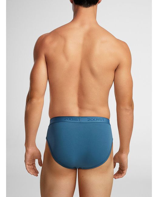2xist Blue Essential Colourful Brief for men