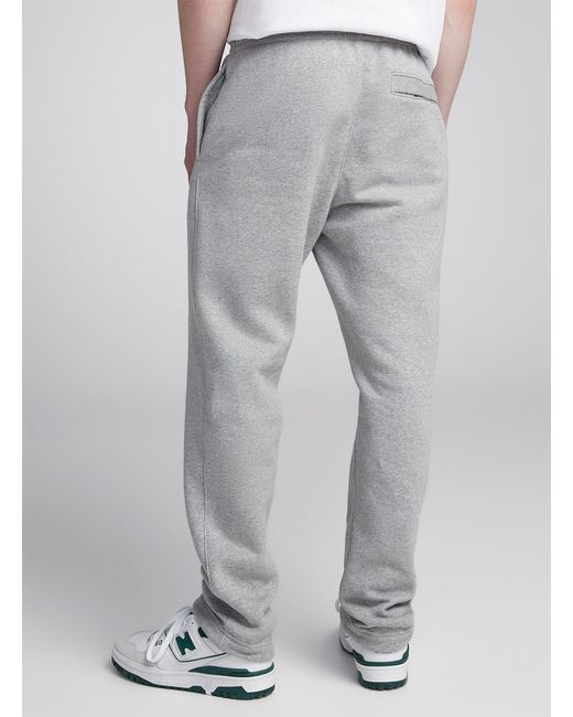 Nike Gray Sportswear Club Fleece Pant Slim Fit for men