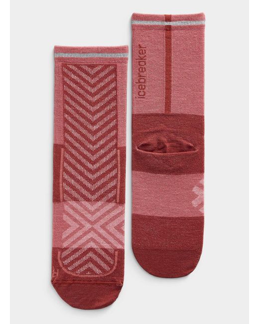 Icebreaker Red Merino Running Sock for men