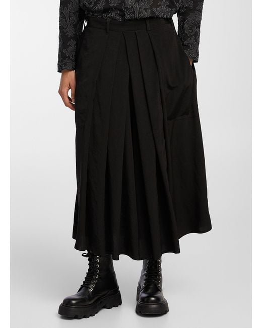 Yohji Yamamoto Silky Hakama Pant in Black for Men | Lyst