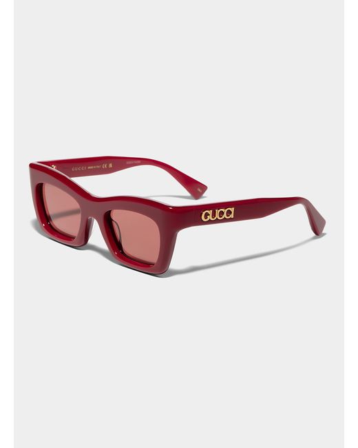 Gucci Red Burgundy Cat for men
