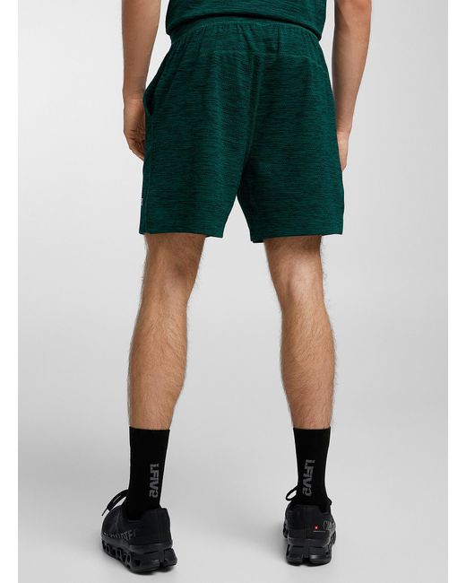 I.FIV5 Green Space Dye Heavyweight Jersey Short for men