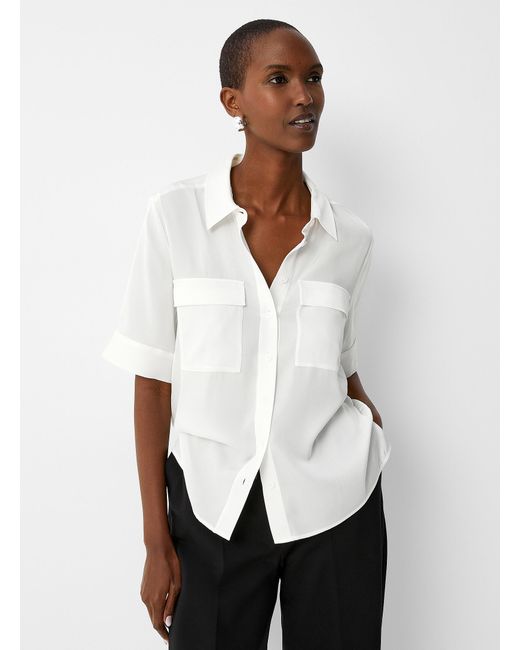 Contemporaine White Short