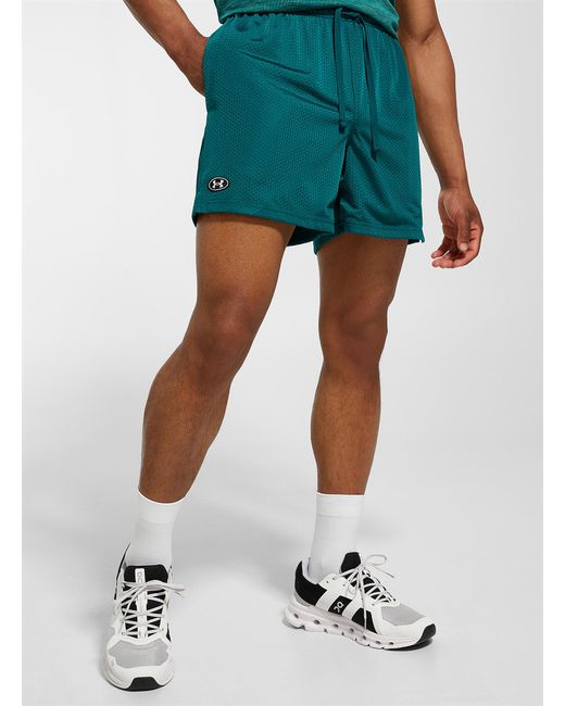 Under Armour Green Perforated Jersey Short for men