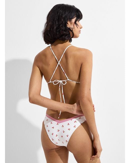 Simon's White Cherry And Gingham V