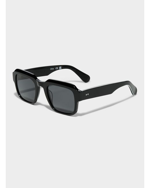 Spitfire Black Cut 108 Rectangular Sunglasses