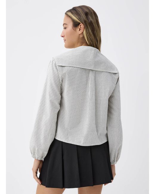 Twik Gray Checked Oversized