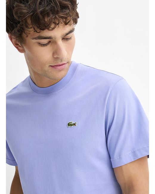 Lacoste Blue Croc Logo Solid T for men