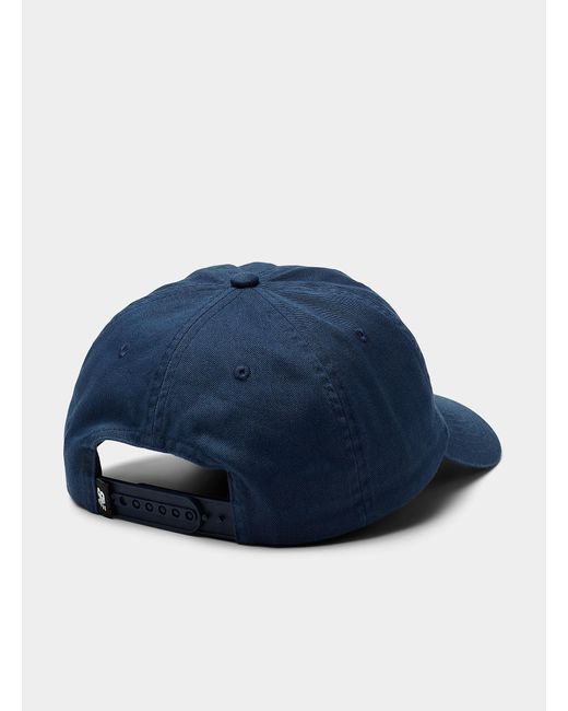 New Balance Blue Embroidered Letter Dad Cap for men