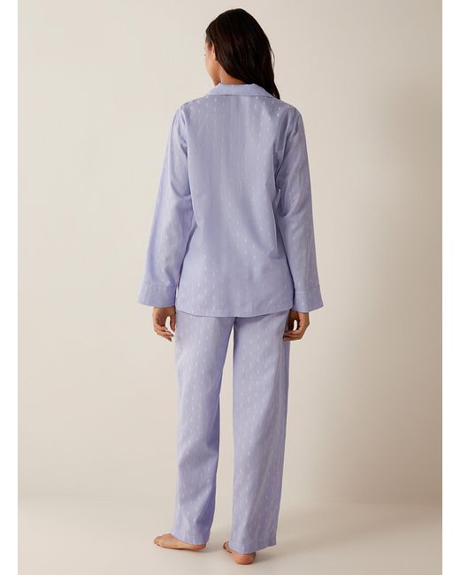 Polo Ralph Lauren Blue Jacquard Logo Pyjama Set