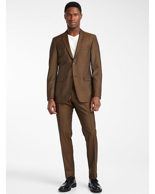 Tiger Of Sweden Copper Wool And Mohair Suit Slim Fit in Brown for Men |  Lyst Canada