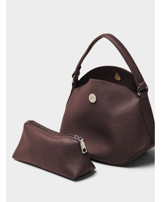 Simon's Brown Supple Small Evening Bag